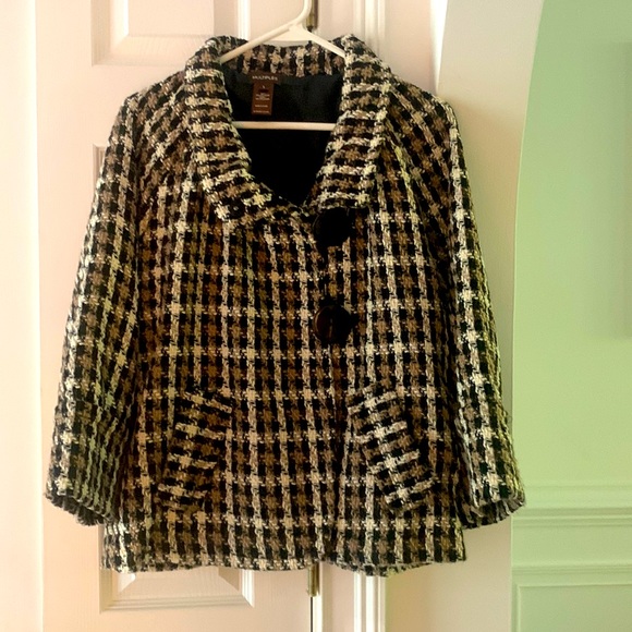 Multiples Clothing Blazer Jacket Tweed Large - Picture 2 of 6